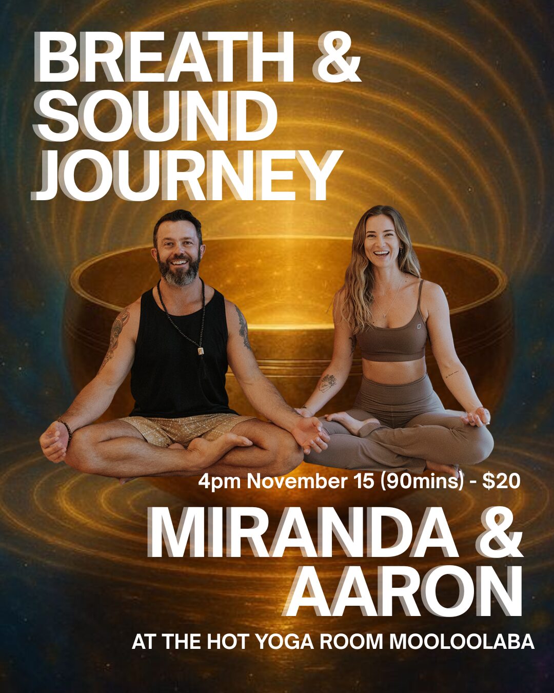 Hot Yoga Room Events - Sounds of Stillness with melina Lynde