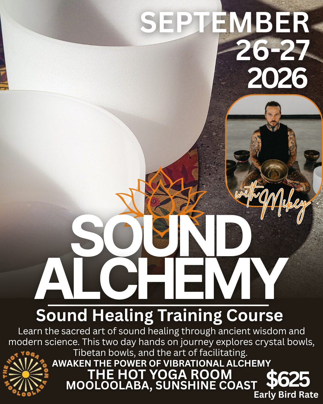 Hot Yoga Room Events - Sounds of Stillness with melina Lynde